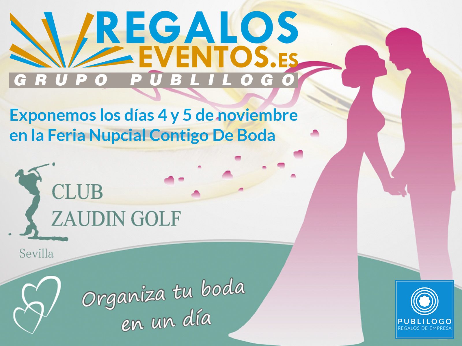 REGALOSEVENTOS.ES participa como expositor en la Feria Nupcial Contigo de Boda